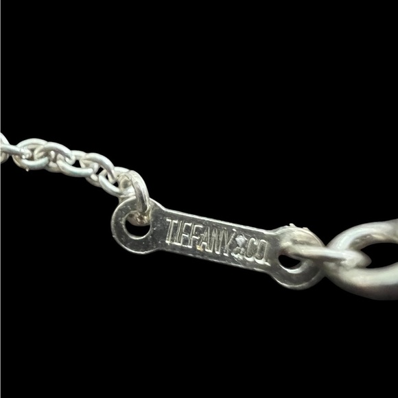 Tiffany & Co. Silver Large Full  Heart Necklace - Picture 9 of 11